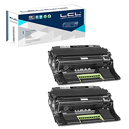 LCL Remanufactured Drum Unit Replacement for Lexmark 500Z 500ZG 50F0Z00 50F0Z0G MS310d MS310dn MX310dn MS410d MS410dn MX410de MS415DN MS510dn MX510de MX511dte MX511dhe MX511de MS610DN (2-Pack Black) LCL Remanufactured Drum Unit Replacement for Lexmark 500Z 500ZG 50F0Z00 50F0Z0G MS310d MS310dn MX310dn MS410d MS410dn MX410de MS415DN MS510dn MX510de MX511dte MX511dhe MX511de MS610DN (2-Pack Black)