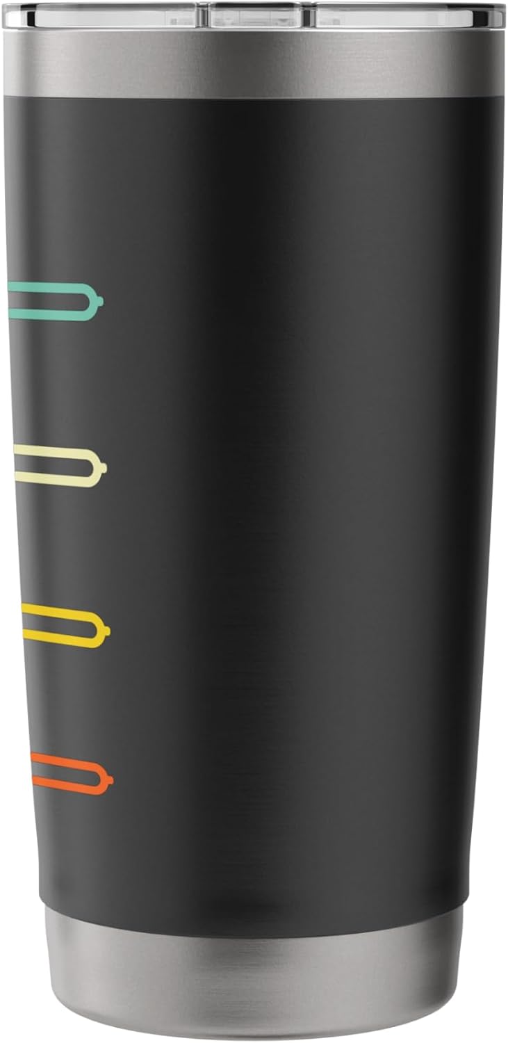 Trombone Player, Retro style Design Stainless Steel Insulated Tumbler