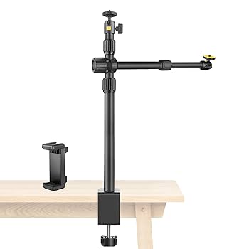 Amazon | Hemmotop カメラアーム カメラスタンド 高さ約83cmまで