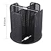 YTROG Coffee Cup Dispenser, Disposable Paper Cup and Lid Holder 360° Rotatable with 4 Compartments,Can Stacking 3-16oz Cups and Lid Holder for Coffee Shop,Home Countertop,Office,Restaurant,Kitchen