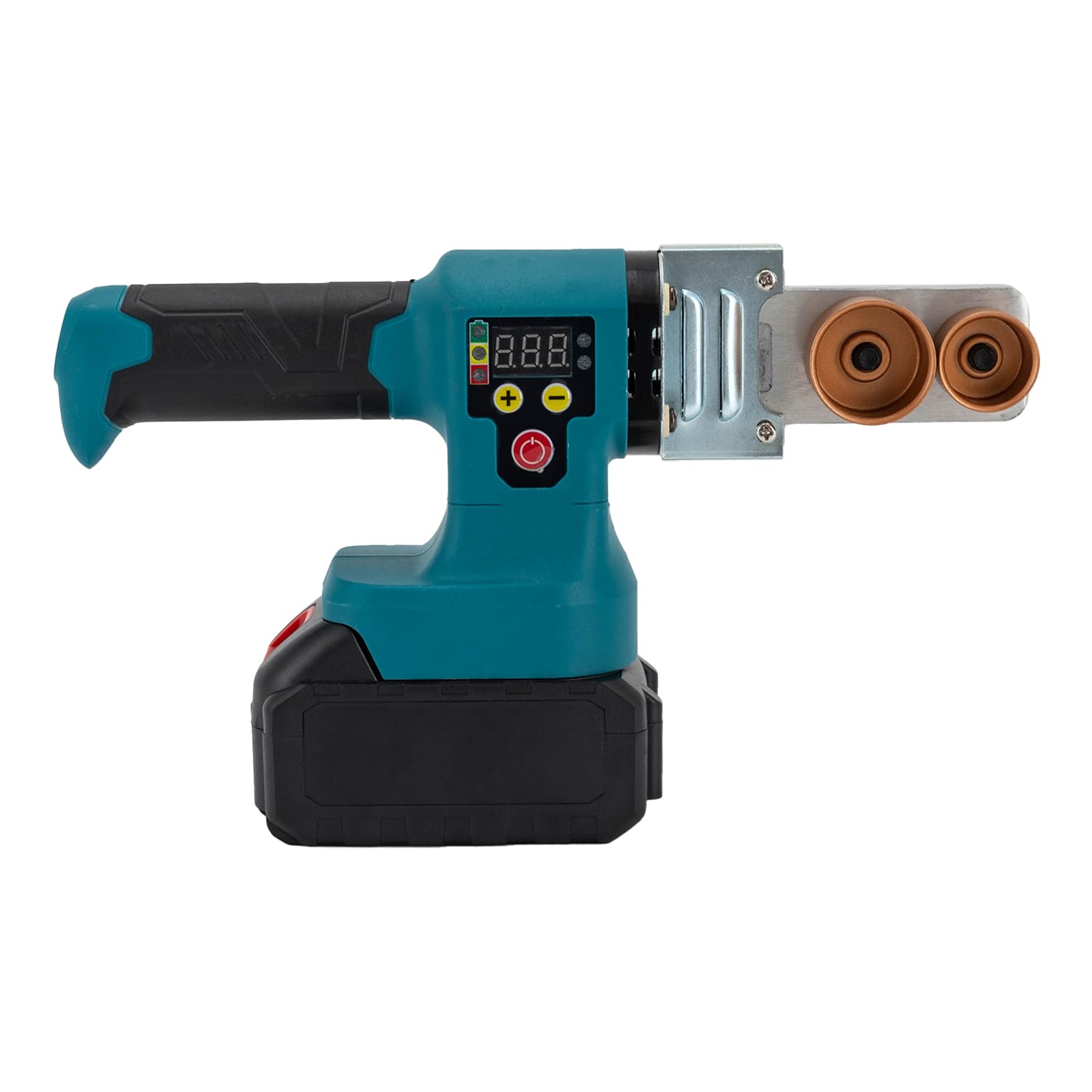 Soldadora de tubos de 20 – 50 mm con pantalla digital, moldes de recubrimiento sin capas, ajustable 0-320 ℃, batería de 3000 mAh, calefacción rápida, dispositivo de soldadura para tubos PPR PE PB PPC
