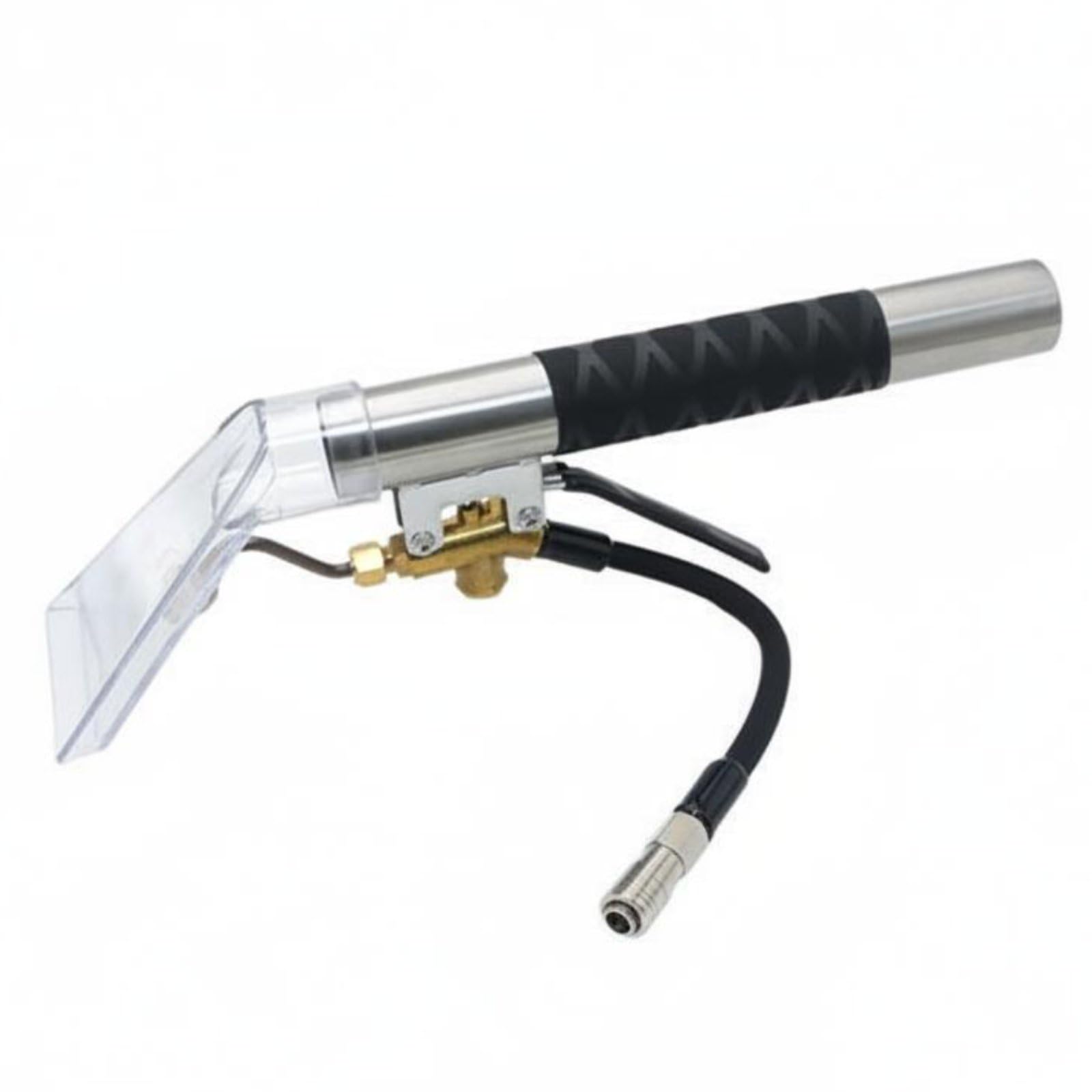 Cabezal de Limpieza de con Accesorio de Extracción Aspiradora Compatible y Diseño Transparente con Mango Ergonómico Adecuado para Limpieza Profesional, Pequeño E Conector Rápido Hembra 20SF