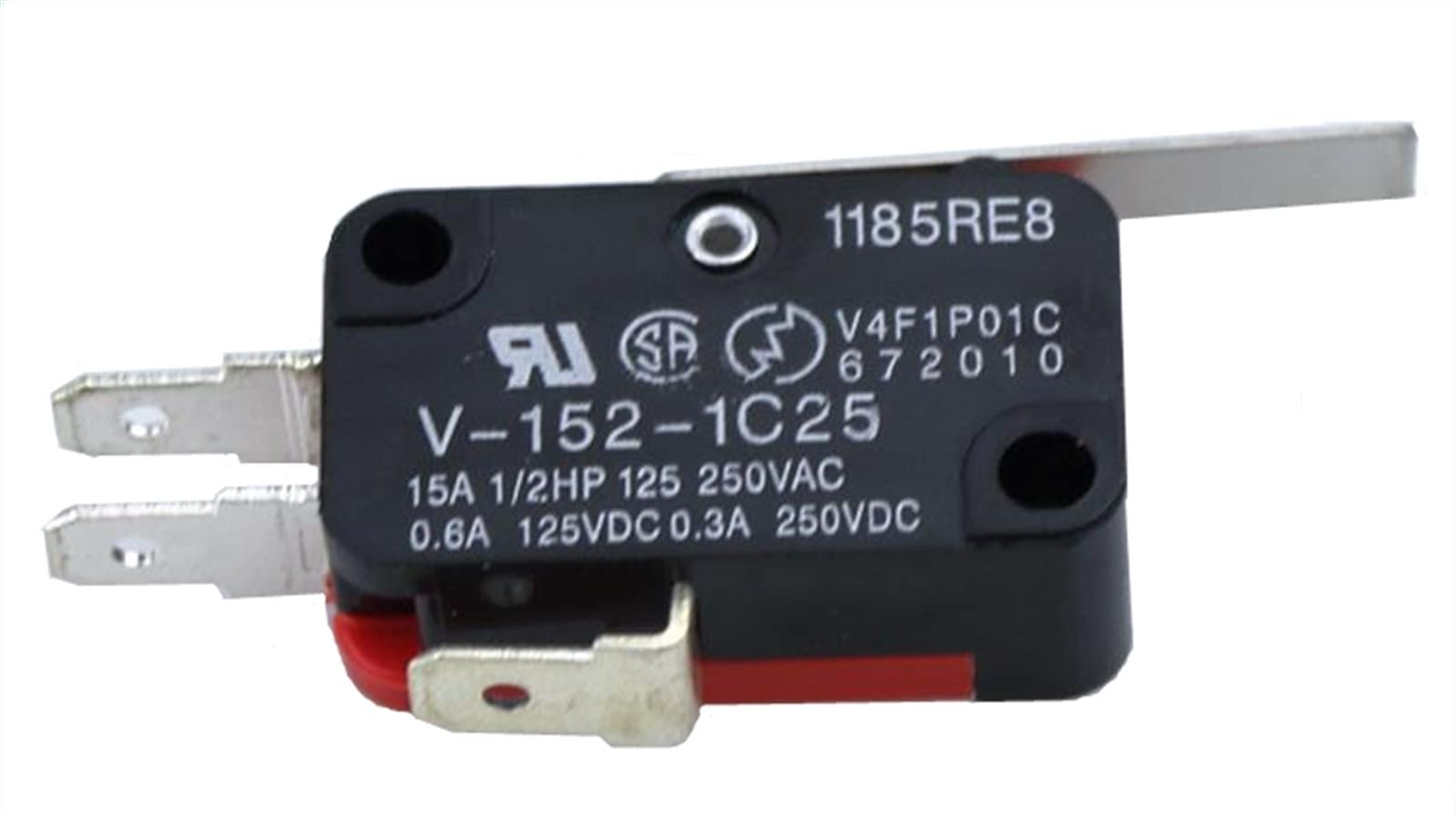FQJYXWEWL Replacement Parts Limit Switch 1pcs Microswitch Stroke Limit Switch V-15-1C25 / V-151-1C25 / V-152-1C25 / V-153-1C25 / V-154-1C25 / V-155-1C25 / V-156-1C25 V-15-1B5(V-152-1c25)