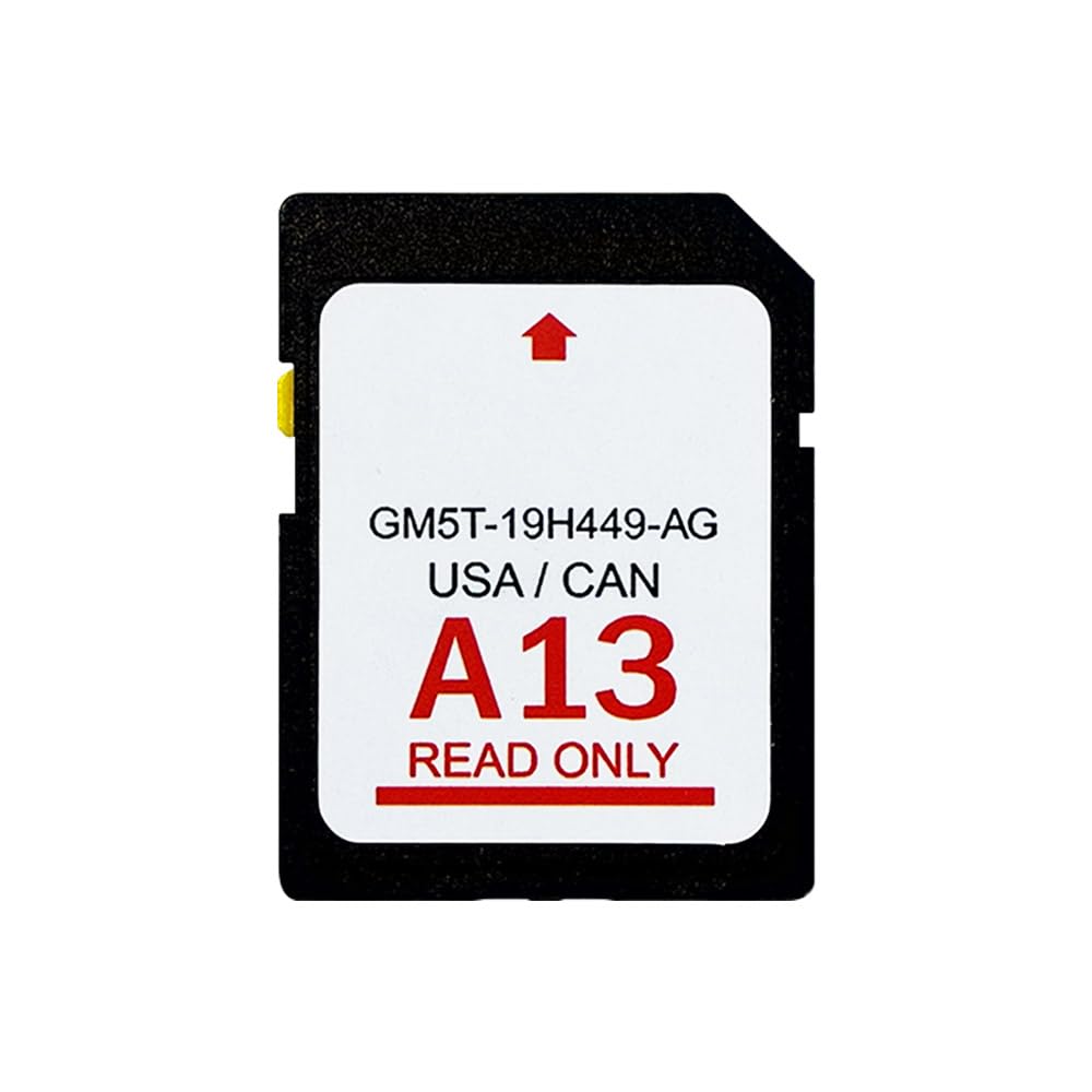 A13 Navigation SD Card,for US&Canada Maps Sync Navigation System SD Card,GM5T-19H449-AG Car GPS Navigation SD Card Compatible with Ford Lincoln(A13)