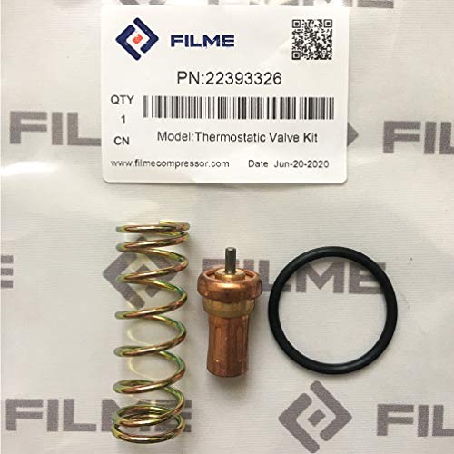 22393326 Thermostatic Valve Kit for Screw Air Compressor Replacement Temperature Control Valve 60 Degrees C