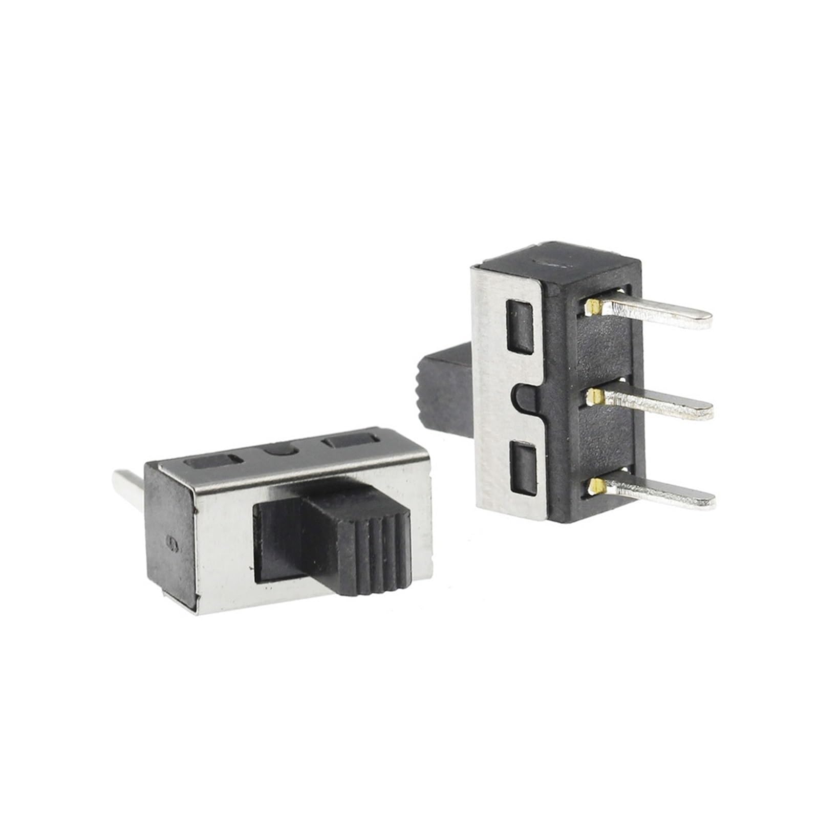 BKGWCSOR 10PCS SS12D10 SS12D11 Toggle Switch 3Pins Straight Feet 1P2T Handle High 5mm Spacing 4.7mm 3A 250V SS12D10G5 Switches