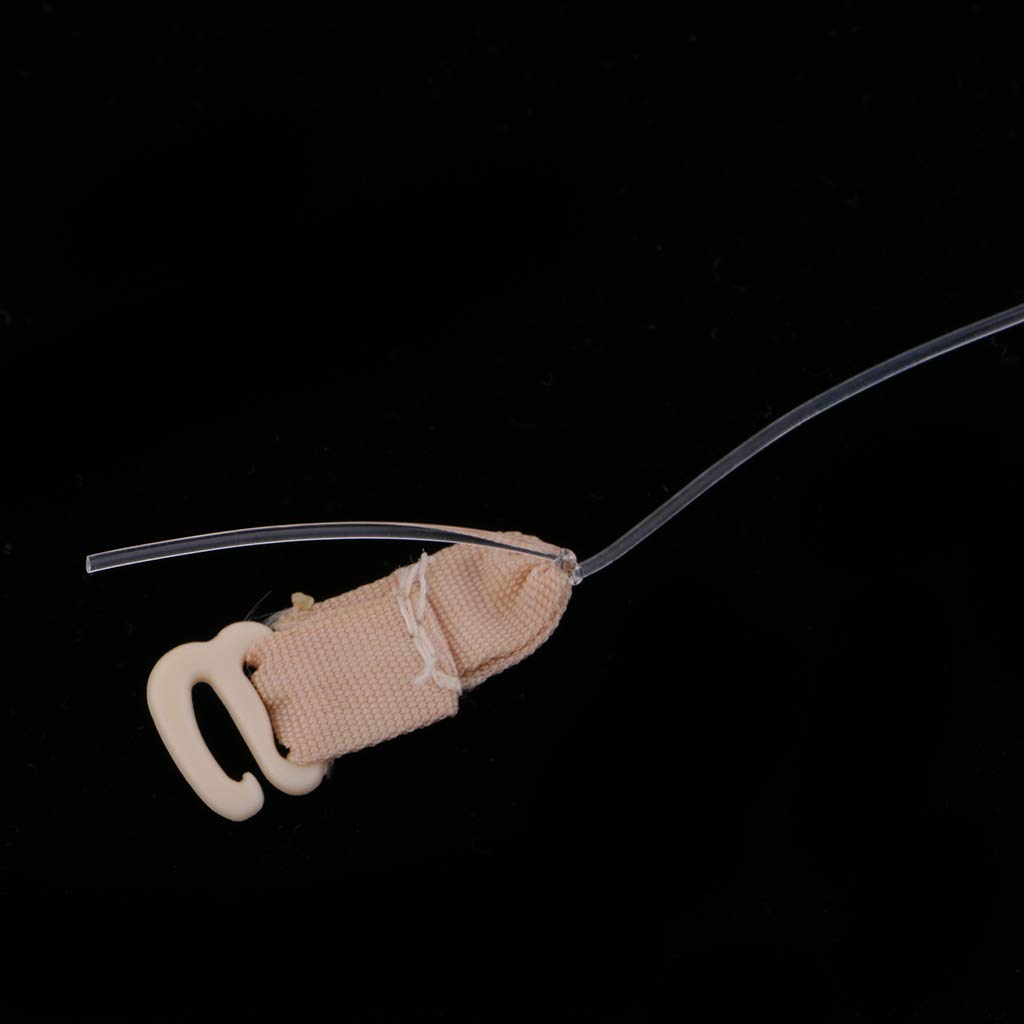 Fenteer 6pcs Beige Invisible Secret Wire Fish Line for Hair Extensions Hairpieces String Replacement - S