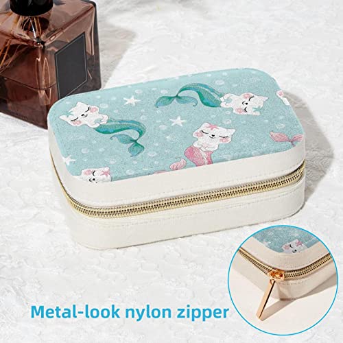 Boîte à bijoux portable anti-nœud avec compartiments bagues