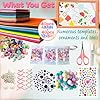 Craft Felt Sheets Kit – 80PCS Nonwoven Fabric, 40 Colors in 2 Sizes (8x12 & 4x4 in), DIY Arts and Crafts Supplies with Decoration – for Holiday Projects bzb Felt #1