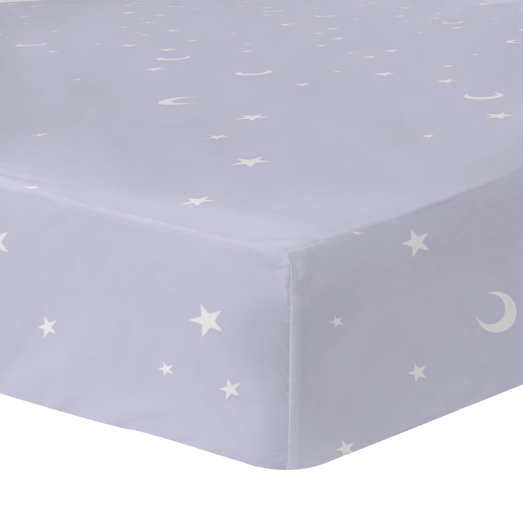 Disney Home Stitch Happy Drap-​Housse | 100% Coton | Oeko-​TEX | 90x190/​200cm | Imprimée Fille (Violet)