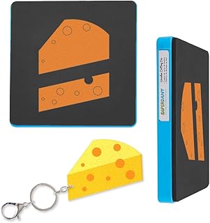 SUPERDANT Leather Keychain Cutting Dies Cheese Key Ring Organizer Die Cutter Key Case Holder Wooden Die Cuts Key Hanging Pendant Leather Dies for DIY Art Crafts Wallet Keys Chain Dies