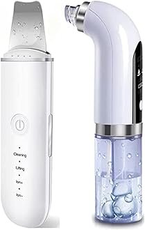 Promotion package,blackhead remover,hydrafacial machine, and Skin Scrubber,Skin Spatula, 2PCS gift package Comedones Extractor for Facial Deep Cleansing