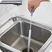 3Pcs Sewer Cleaning Brush, Hair Drain Clog Remover, Grosun 70cm/ 28 inch Home Bendable Sink Tub Toilet Dredge Pipe Snake Brush, Drain Catcher Brush
