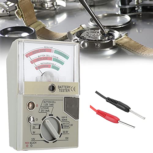 Generic Przenośny Tester Baterii Zegarków Elektroniczne Narzędzie Testowe dla Zegarmistrzów, Praktyczne Akcesorium do Naprawy Zegarków do Sprawdzania Stanu Baterii