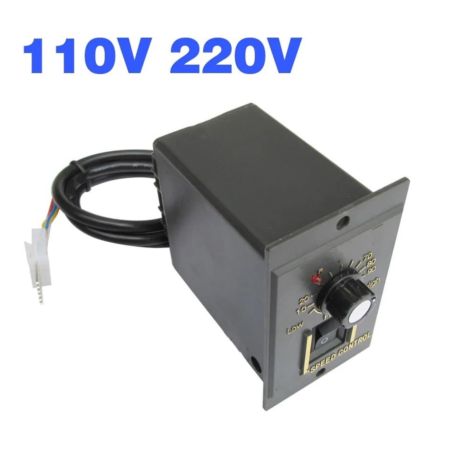 Reduktor jednofazowy przekładnia ślimakowa 0,12 kW, 110 V AC, 120 W GW120, rama 90x90mm, regulowany silnik z regulatorem prędkości CW CCW, 1 sztuka wkrętaki elektryczne (17 obr./min)