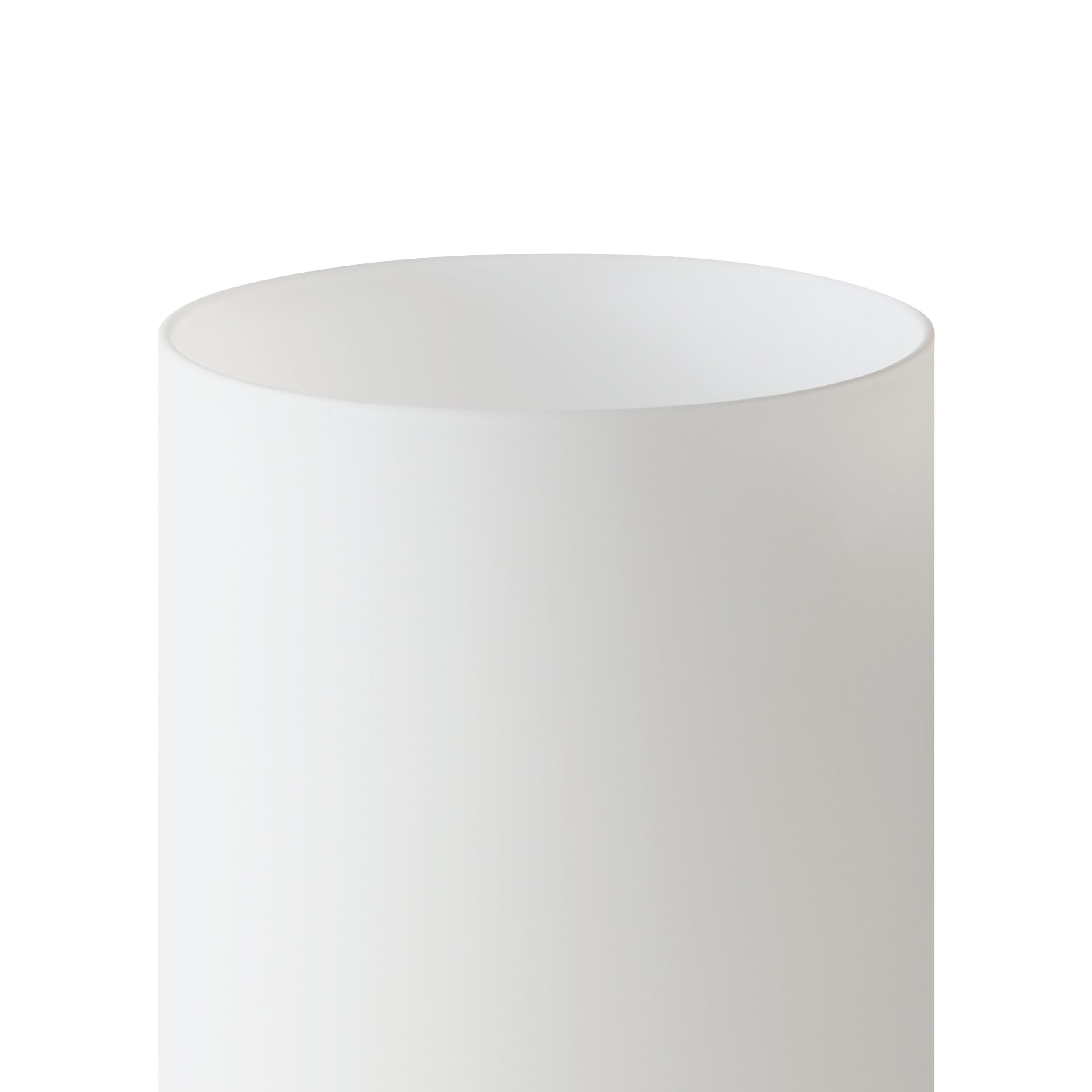EGLO Lampe de chevet Geo, lampe de table minimaliste en verre opale mat