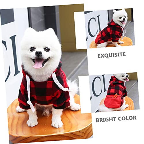 Mipcase 1Pc Pet Casaco Cachorrinho Camisola Decoração Ao Ar Livre Para Cachorro Roupa De Natal Pet D