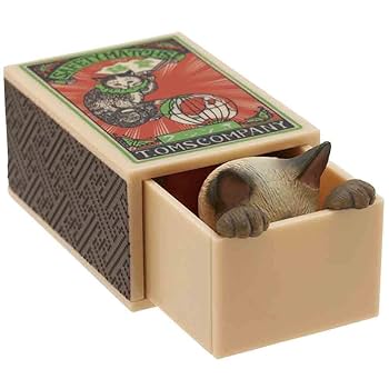 Dino Cat ソフビ Box Cat Series Amazon.com: Kitan Club Cat Peek Matchbox Blind Box - 1 of 4