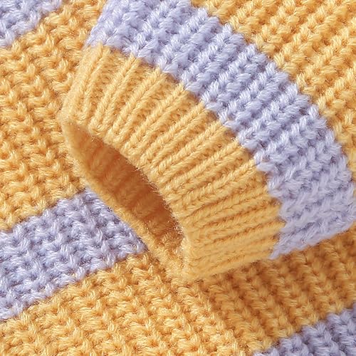 Toddler Kids Halloween Stripe Knitted Pullover Boys Girls Long Sleeve Thicken Sweater Crew Neck Sweat Knitwear4