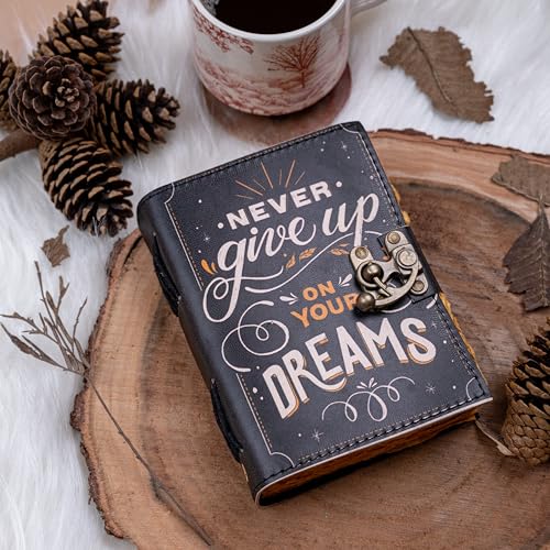 Image of CRAFT JUNKY Vintage Leather Journal Diary for Women and Men Travel Diary Notebook for Writing Deckle Edge Paper