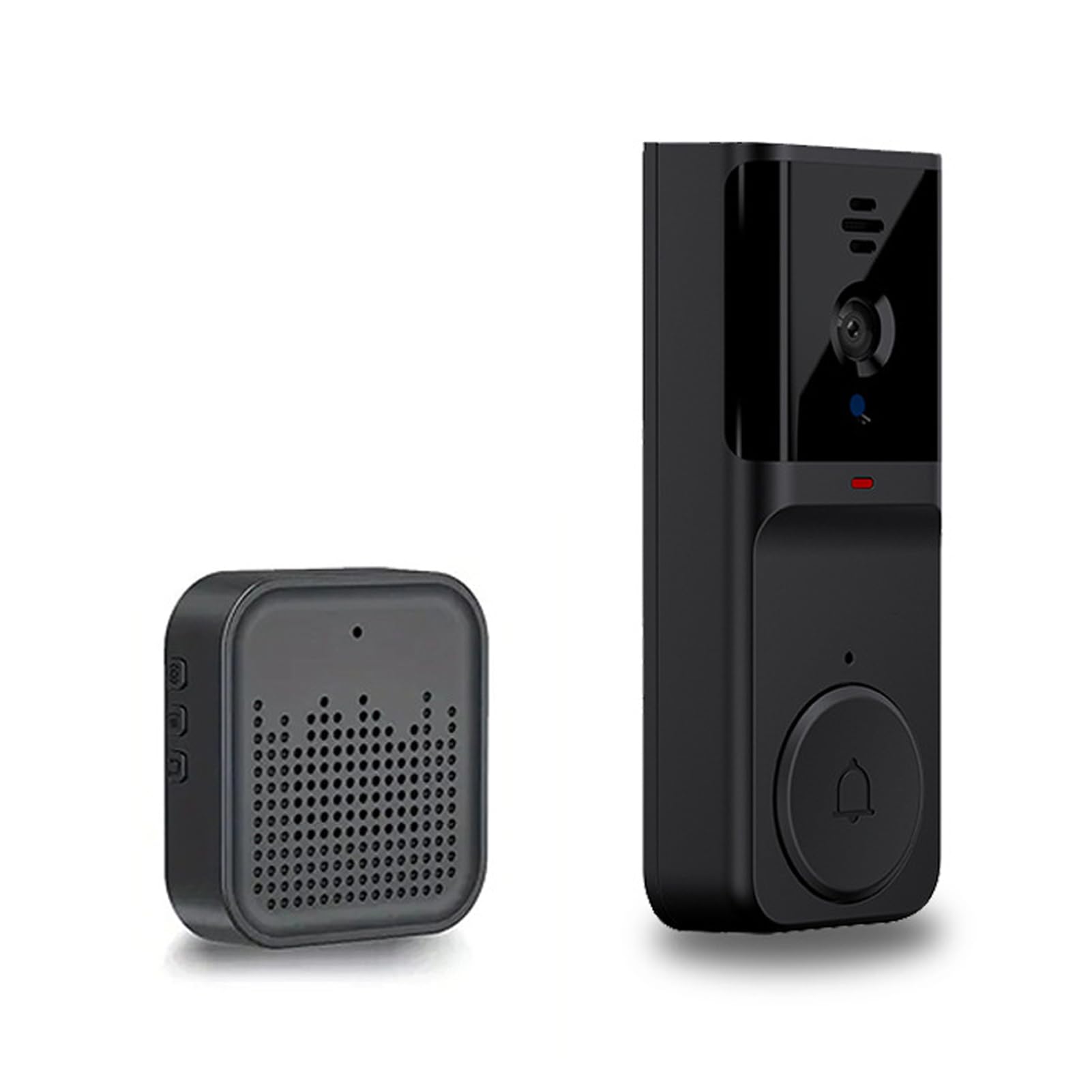 LICAEVEY Video Doorbell Camera, 2 Way Audio Wireless Doorbell with Motion Detection Infrared Sensor, 130° Wide Angle View, Cloud Storage, IP65 Water Proof Door Cameras for Home