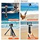 Schwebender Handgriff Selfie-Stick Stativ, 61cm Wasserdicht Ausziehbares Stick für GoPro Hero 13/12/11/10/9/8/7/Max, DJI Osmo Action 5 Pro/4/3, Insta360 Ace Pro, AKASO EK7000 und andere Action Kamera