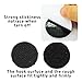 pson 30Pcs 1.5 Inch Black Sticky Adhesive Dots, Round Hook and Loop Fasteners, Double Sided Self Adhesive Tape for Home Office Wall Mounting, Carpet Gripper, Industrial Strength Nylon