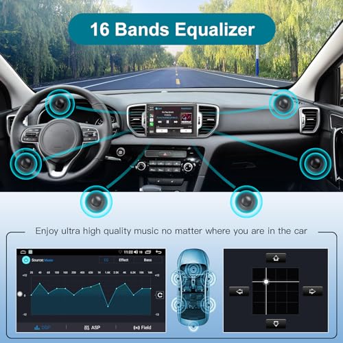 Bouwoima 7In Double Din Car Stereo Wireless Carplay Wireless Android Auto, Android 2+32G Touchscreen Car Radio Head Unit With Bluetooth thumb #5