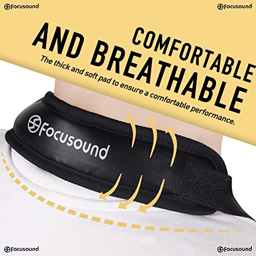 focusound upgraded length tenor saxophone neck strap soft sax leather strap padded for alto and tenor saxophone