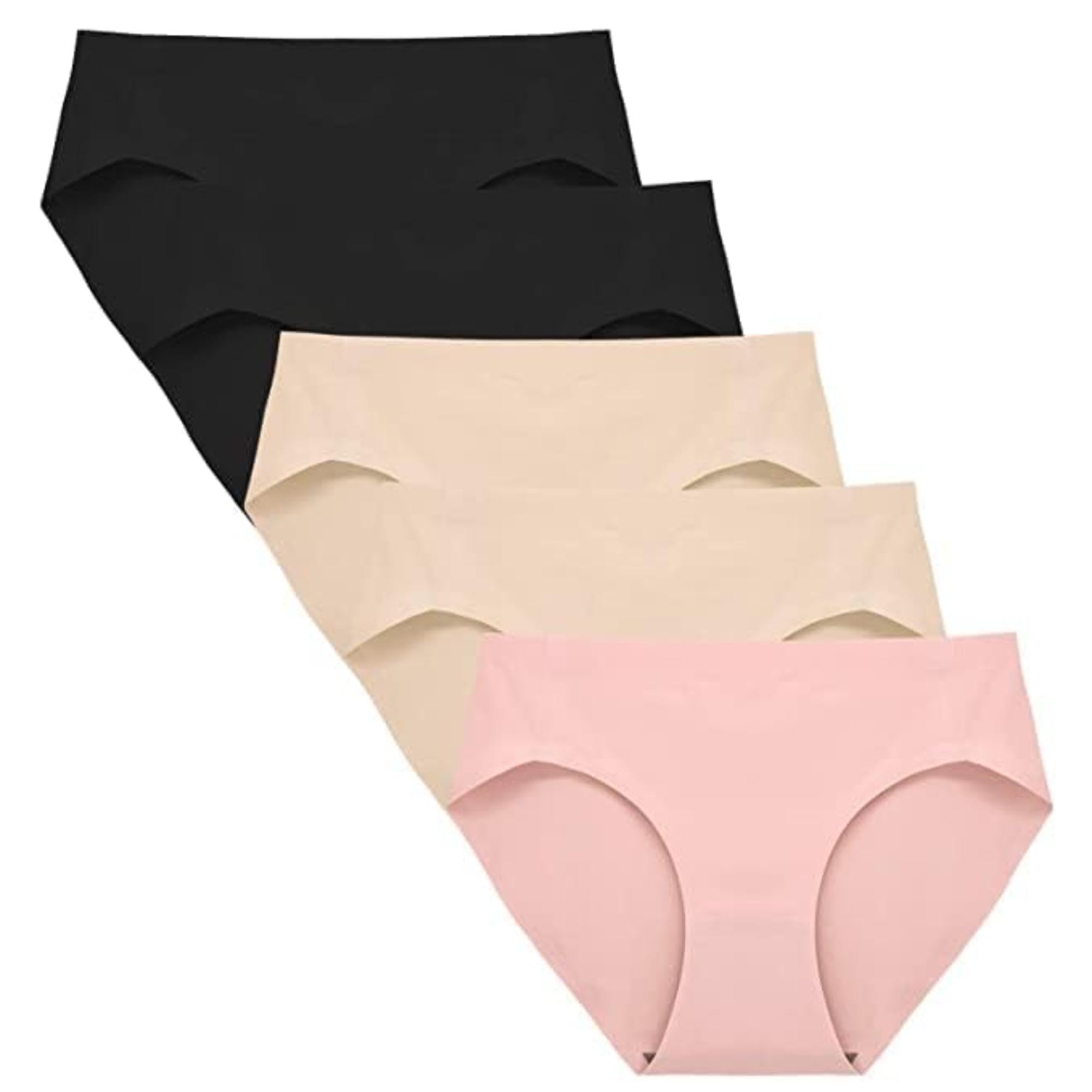 Womens Ice Silk Underpants Seamless Cooling Briefs Soft Breathable Invisible Panties No Show Underwear for Women (Any 1 Multicolor) Pack of 1_HSP_5074-image-34