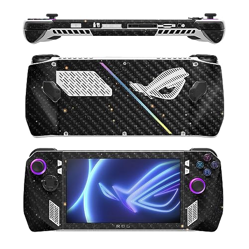 Image of MightySkins Carbon Fiber Skin Compatible with Asus ROG Ally - Deep Space | Protective, Durable Textured Carbon Fiber Finish | Easy to Apply