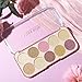 10-Colors Highlighter Makeup Palette: Long-Lasting Shimmer Glow Highlighter Makeup Powder - Waterproof Smooth Face Highlighters For All Types Skin