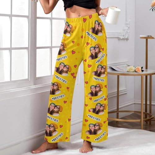Custom Pajamas Pants for Men Women Personalized Face Pajama pants with Photo Pet Gift for Christmas Valentines3