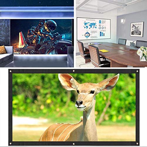 image for Lacegre HD Projector Screen,Portable Folding Anti-Crease Indoor Outdoo