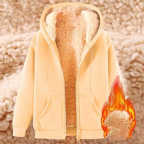 Mens Hoodies Fleece Full Zip Heavyweight Drawstring Hooded Sweatshirts with Pockets Cardigan Winter Warm Jacket2