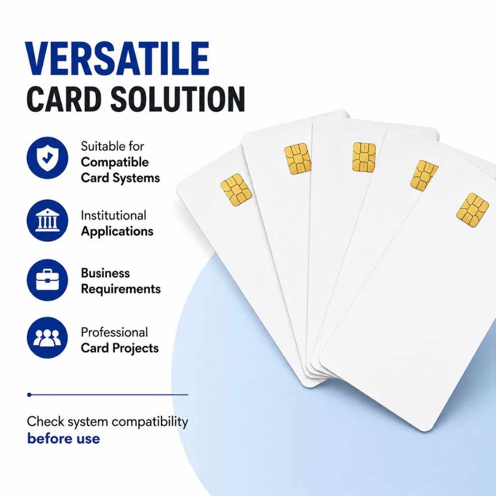 PVC Chip Cards for Inkjet Printers - Pack of 50 -7