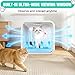 Automatic Pet Hair Dryer Box,Powerful Motor Fans Blower for Cats and Small Dogs,360° Drying,Temperature Control,Self-Dryer Boxes with 3 Adjustable Speed Settings&Quick Drying Modes, Cat Toys,Towel W