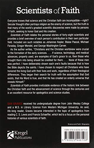 Kregel Publications Graves, Dan Scientists Of Faith: Forty-Eight Biographies Of Historic Scientists And Their Christian Faith thumb #1