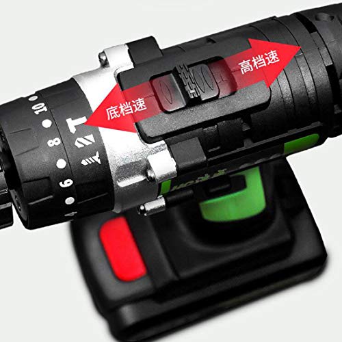 KUANDARYJ Stufenloser Geschwindigkeitsschalter Akku Bohrschrauber Schnellladegerät Akku-Schlagbohrschrauber… – Bild 5