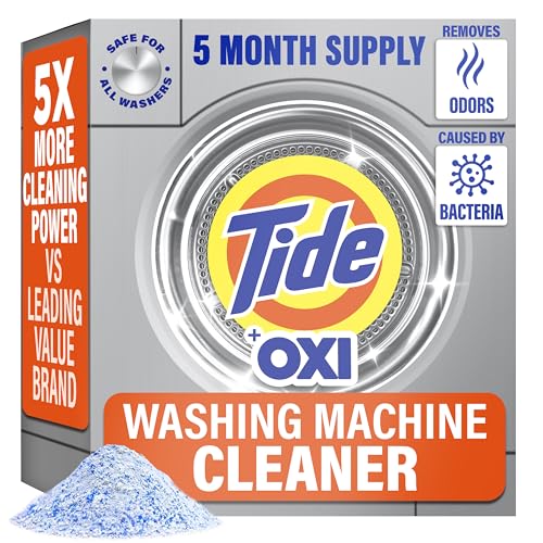 Washing Machine Cleaner by Tide, Washer Machine Cleaner with Oxi for Front and Top Loader Washer...