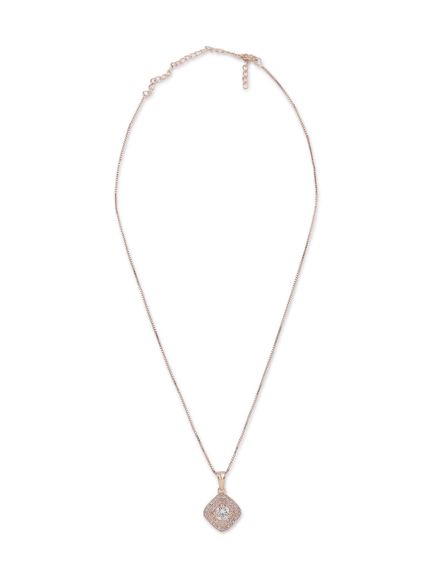 See full amazon price history chart for ZAVERI PEARLS Rose Gold Contemporary Cubic Zirconia Embellished Pendant & Chain For Women-ZPFK16617 ZAVERI PEARLS Rose Gold Contemporary Cubic Zirconia Embellished Pendant & Chain For Women-ZPFK16617 (B0CKZCNKVG) Amazon Price History, Amazon Price Tracker