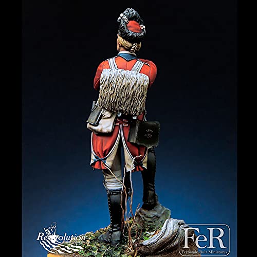 Figura modelo de resina 1/24 Royal Welch Fusiliers miniatura 5