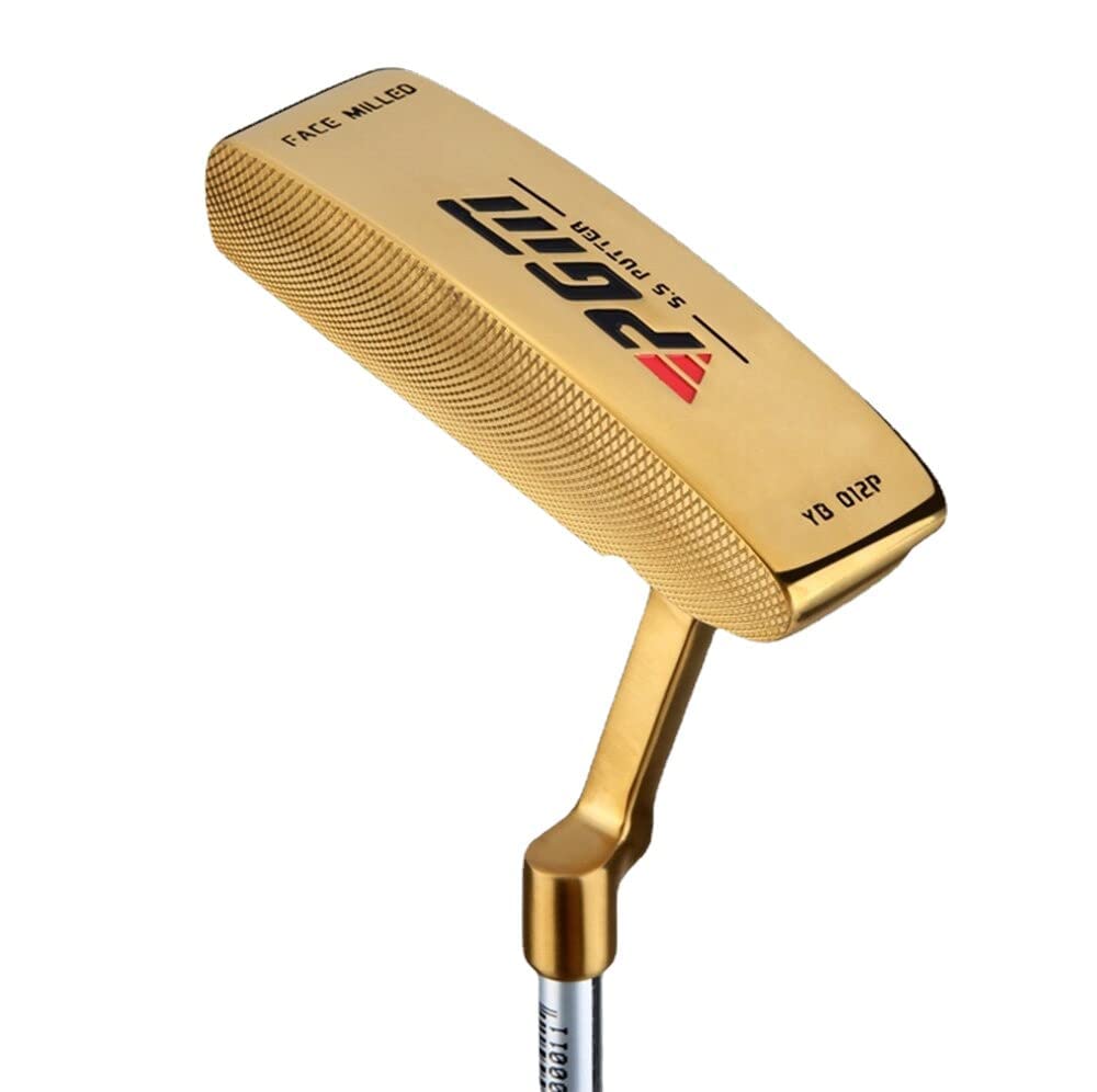 Putter de golf para zurdos, adultos, hombres y mujeres, eje de acero, palo de golf, ayuda para entrenamiento deportivo, palo de golf