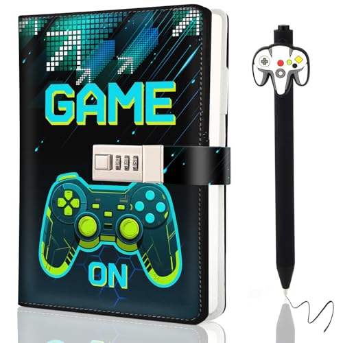 Journal intime à cadenas, Journal intime pour garçon avec code, Idée cadeau de rentrée scolaire...