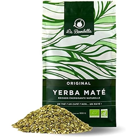 LA BOMBILLA Yerba Mate tee BIO Original 500G | Grüner Mate mit einem Geschmack zwischen Tee und Kaffee Cover