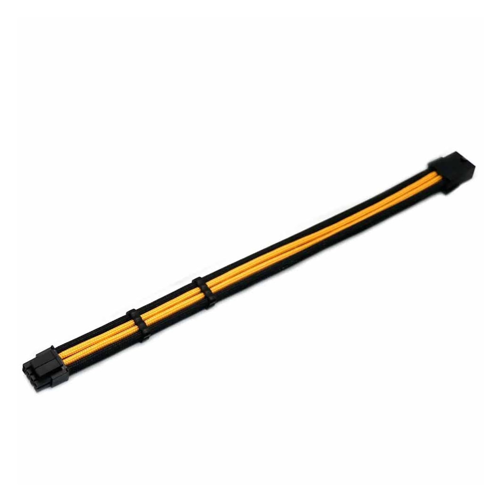 Black PSU Extension Power Cable Kit, 24Pin MB, 4+4/8Pin CPU, PCIE 6+2P, 6Pin GPU Computer PSU Extension Cable Kits(Kit E)