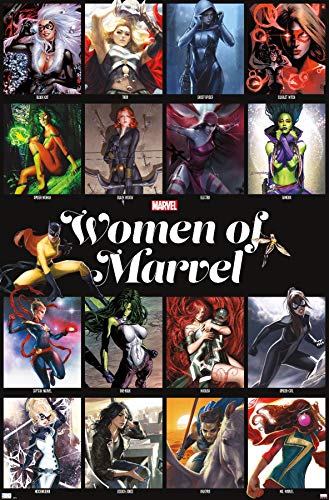 Trends International Marvel - Women of Marvel - Grid Wall Poster, 22.375' x 34', Unframed Version