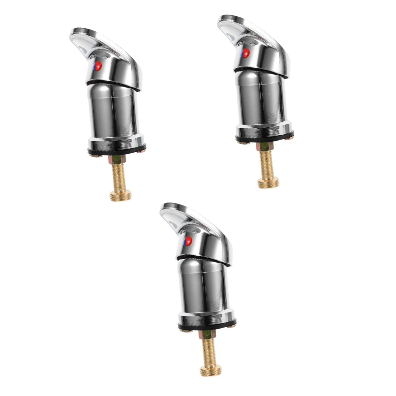 Uonlytech 3stücke Haarsalon Mischbatterie Für Shampoo-schüssel Langlebiger Wasserhahn Mit Einhebelsteuerung Für Friseursalons Und Waschbecken Korrosionsbeständig Und Einfach Zu Reinigen