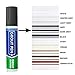Grout Pen Dark Grey Tile Grout Paint Marker: Waterproof Tile Grout Paint Pen Colorant, Grout Shine Touch Up & Renew - Dark Grey, Wide 15mm Tip (20mL)