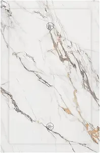 Decorative Light Switch Plate Covers Modern Grey Gold Marble Texure 1 Gang No Device Single Blank Outlet Covers Wall Plate Light Switch Cover Plate for Kitchen Bathroom Home Decor
